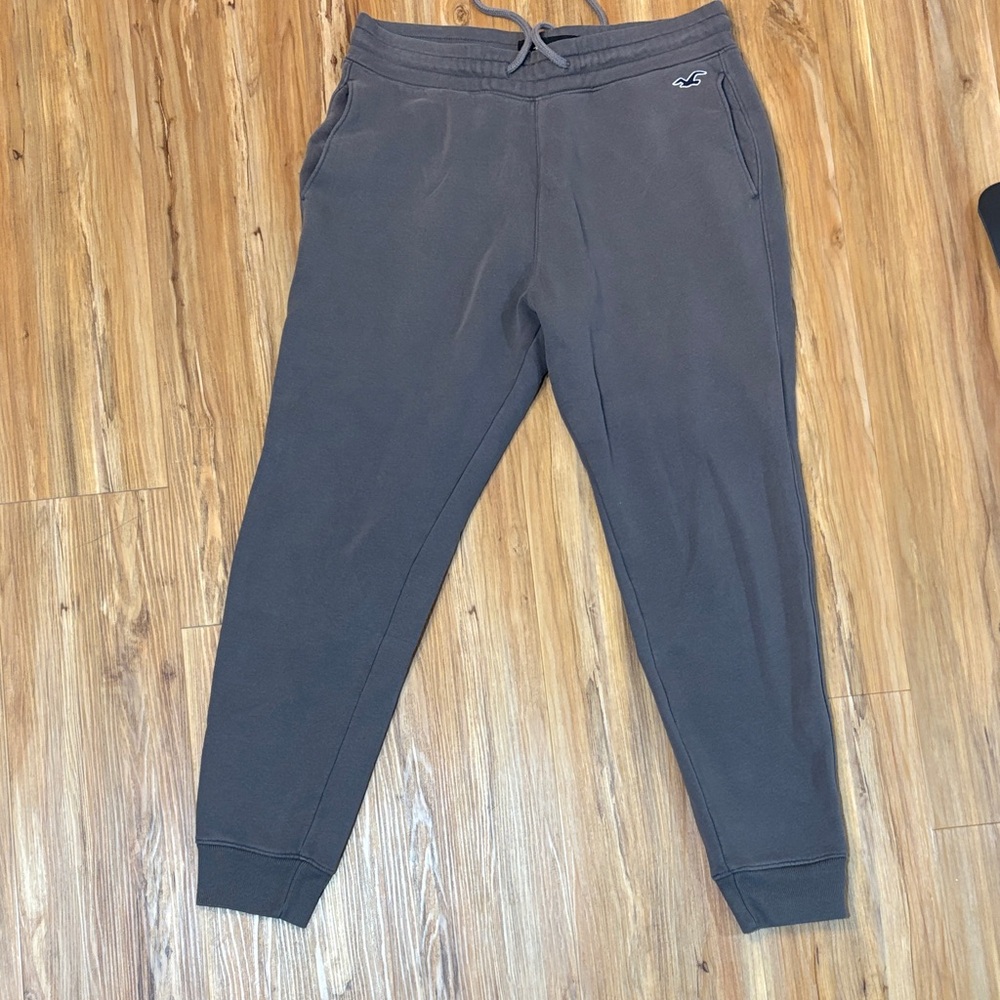 Hollister Men's Charcoal Joggers
